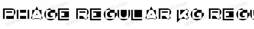 Phage Regular KG Regular字体转换